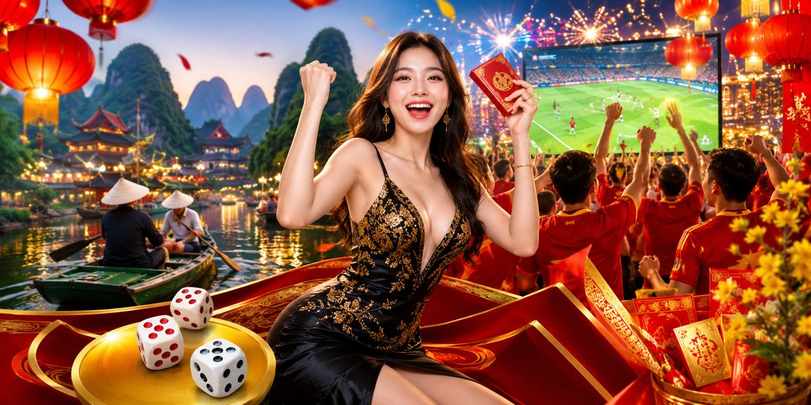 Người chơi tài xỉu trực tuyến buổi tối tại Ninh Bình với đèn lồng truyền thống